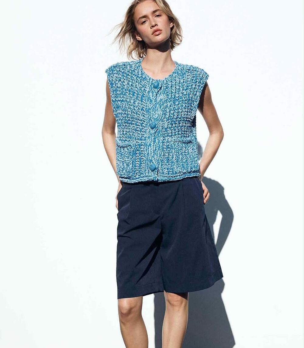 ZARA Chunky Knit Sweater Vest NWT